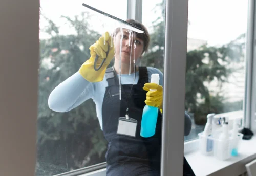 Nettoyage de vitres intérieures et extérieures à Brasles